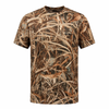 WILDFOWLER SHORT SLEEVE POLY QUICK DRY T-SHIRT-WILDGRASS- Front