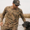 WILDFOWLER LONG SLEEVE POLY QUICK DRY T-SHIRT-DIGITAL CAMO