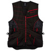 Browning Ace Shooting Vest-Black/Red- Front