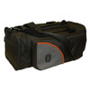 Black Bob Allen range bag with orange trim and gray accent pocket