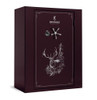Browning Platinum Plus Series safe in burgundy with elk graphic and chrome handle.