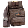 Brown Wild Hare shell pouch with elastic shell holders and front pocket
