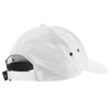 White Beretta baseball cap, side view, with black accents and logo tag.