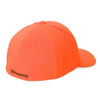 Orange Browning Safety Flex Cap with embroidered logo, side view