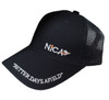 Black NICA mesh back cap with embroidered logo and "Better Days Afield" on brim