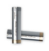 Two silver Browning Invector-DS choke tubes with gold bands, one upright, one horizontal.