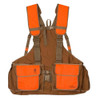 Brown Browning Bird'N Lite Strap Vest 2.0 with orange accents and pockets.