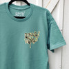 Seafoam green cotton tee shirt with "Gotta Kill It To Grill It" graphic.