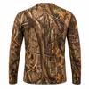 Wildfowler Long Sleeve Poly Quick Dry T-Shirt-Nature Brown- Back