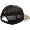 Browning Pahvant Pro Cap in Auric camo, mesh back, adjustable snap closure, angled view.