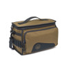 Tan and black Beretta GameKeeper EVO cartridge bag, carrying handle, side pockets, logo.