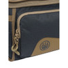 Ebony and otter colored Beretta cartridge bag, zipper detail, logo, nylon material.