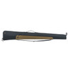 Ebony and otter-colored Beretta gun case, made of durable material, with a zipper and shoulder strap.