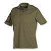 Forest green Browning Performance Polo shirt, short sleeves, collared, with a sleeve pocket.