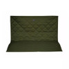 Olive green quilted cargo protector, diamond pattern, angled view, water-resistant backing.