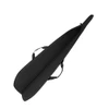 Black shotgun case, polyester material, angled view, zippered closure, carry handles.