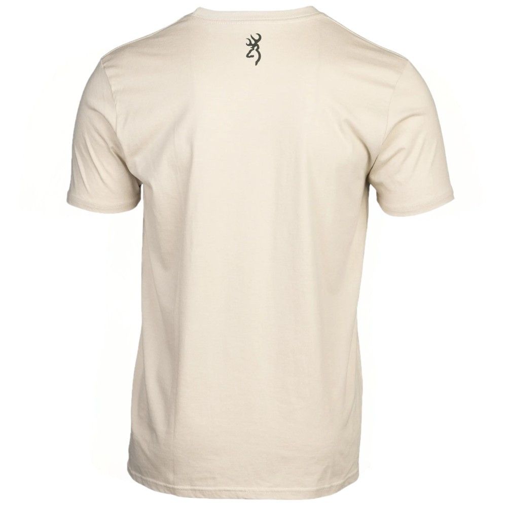 Browning HT Buckmark Shirt- Tan- Back