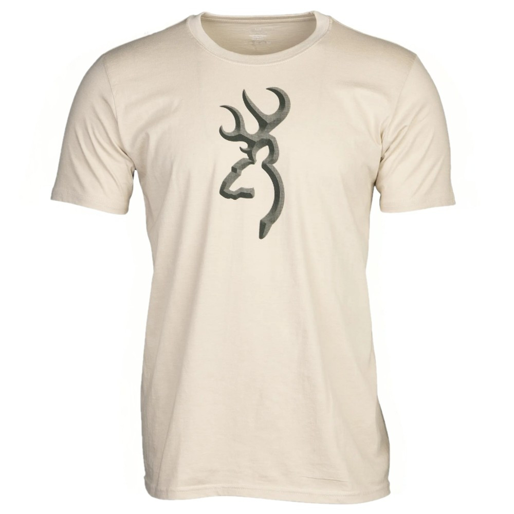 Browning HT Buckmark Shirt- Tan- Front