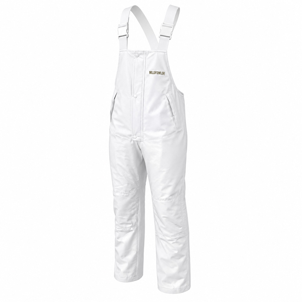 WILDFOWLER WATERPROOF BIBS-WHITE SNOW