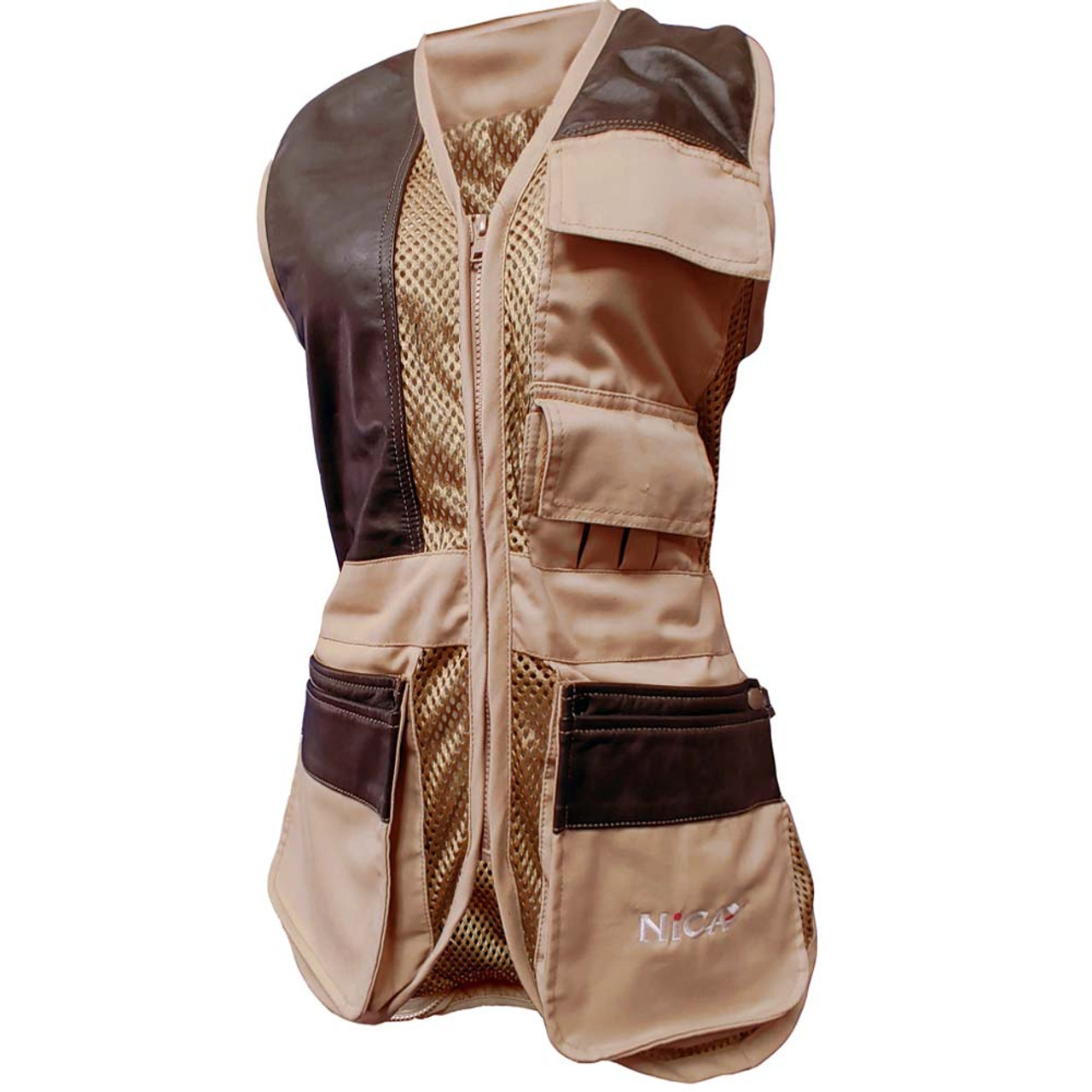 Nica Women’s Design6 Vest- Khaki- Front