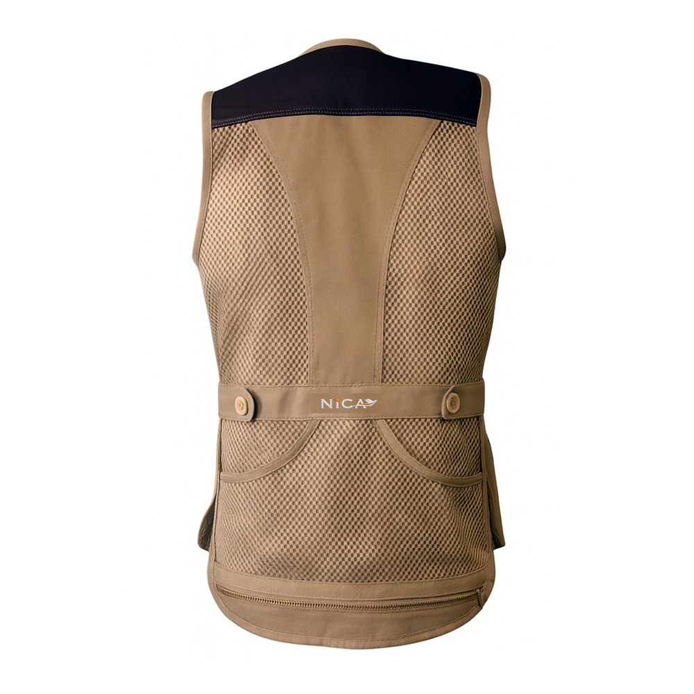 Nica Design6 2.0 Shooting Vest for Clay & Skeet - Khaki