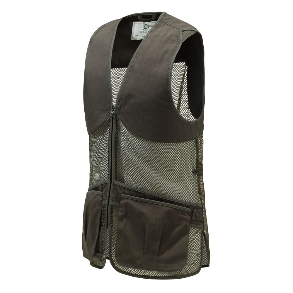Beretta ベレッタ フルメッシュ ベスト M （Brown Bark） Beretta Full Mesh Shooting Vest - Brown Bark Performance