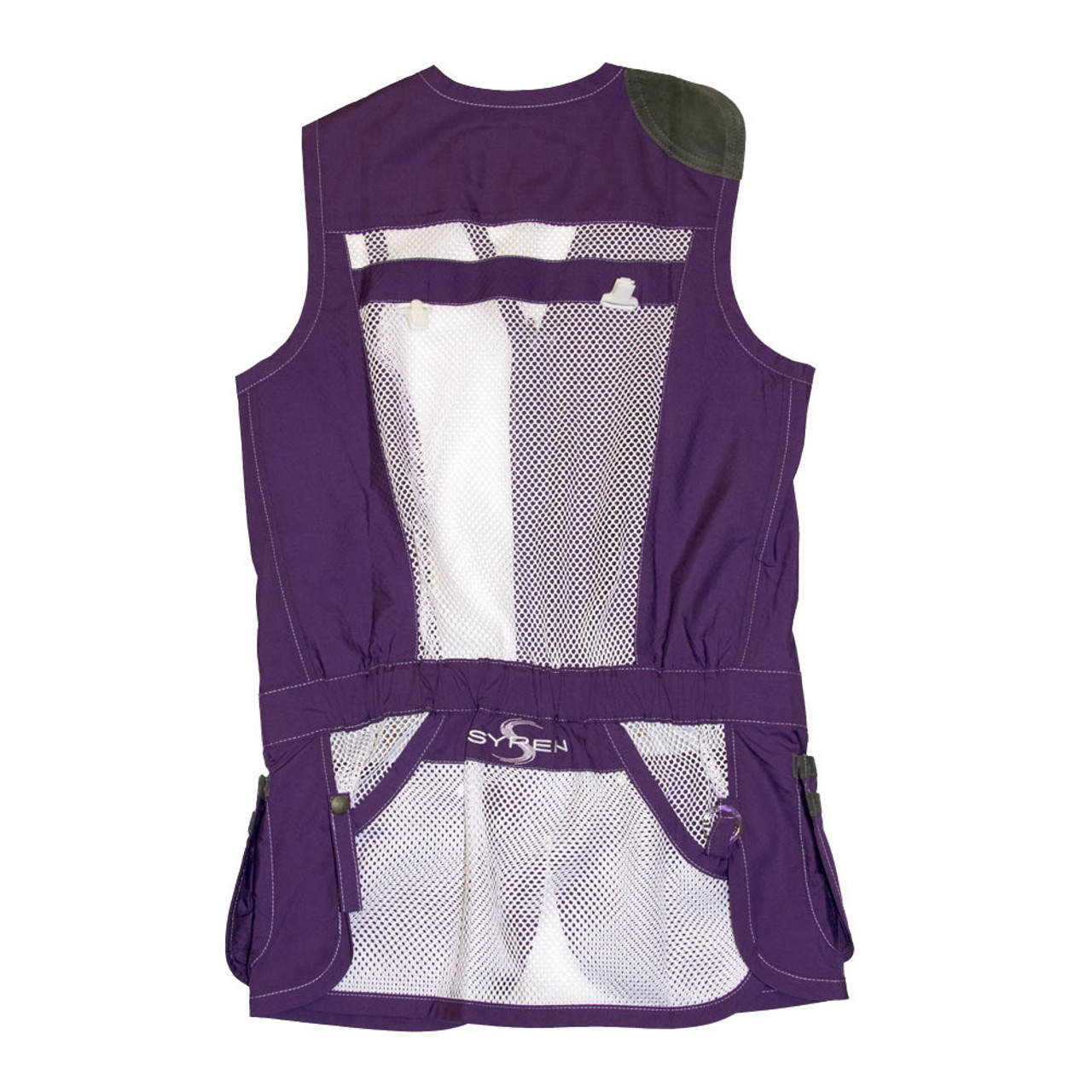 Syren Women’s Shooting Vest- Purple- Back