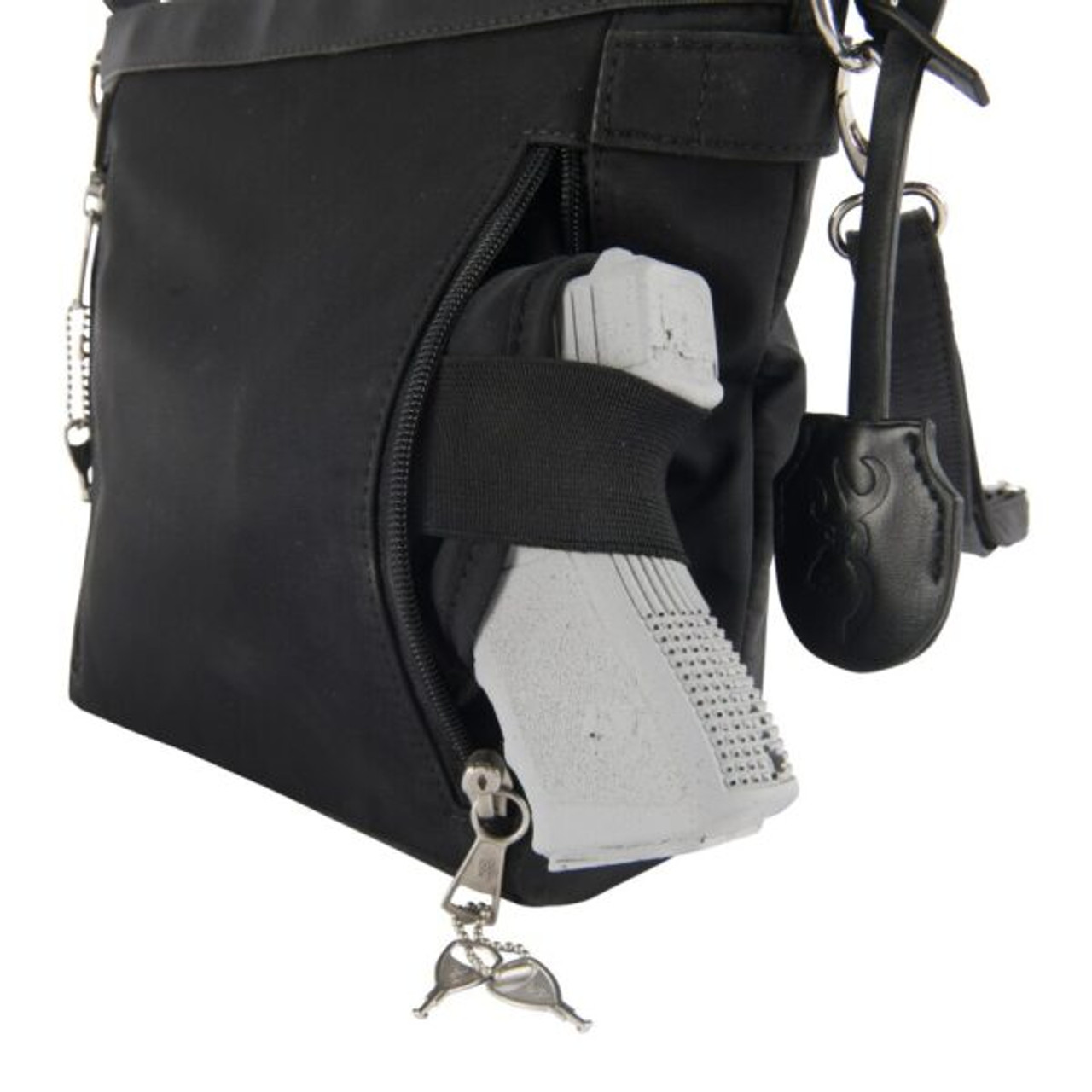 Browning Catrina Handbag- Merlot Ikat- Pocket