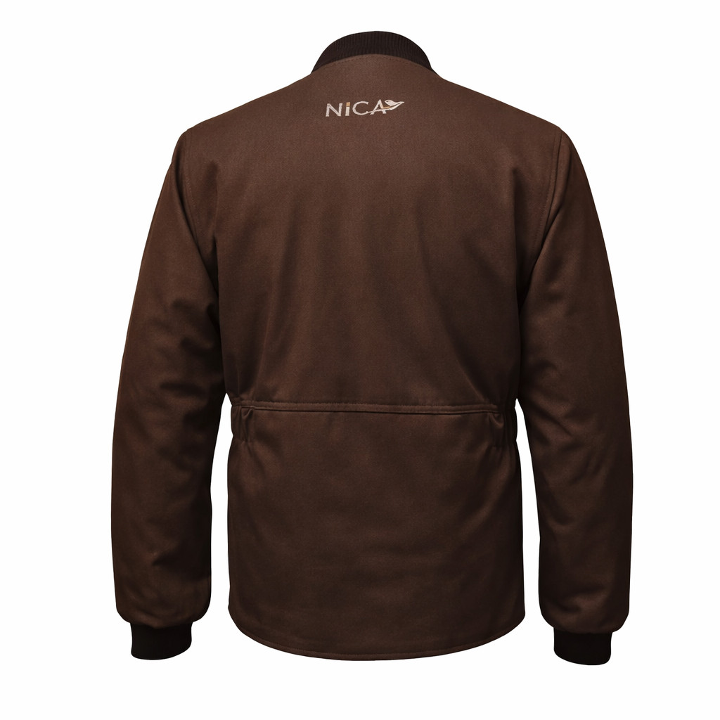 Nica Design 7 shooting jacket - brown- back