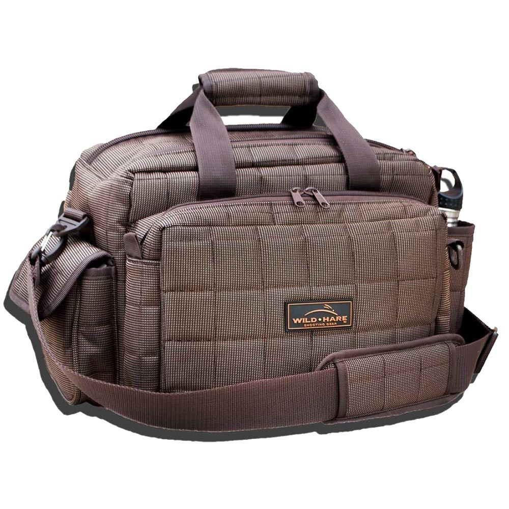 Brown Wild Hare premium tournament bag with quilted texture and padded strap