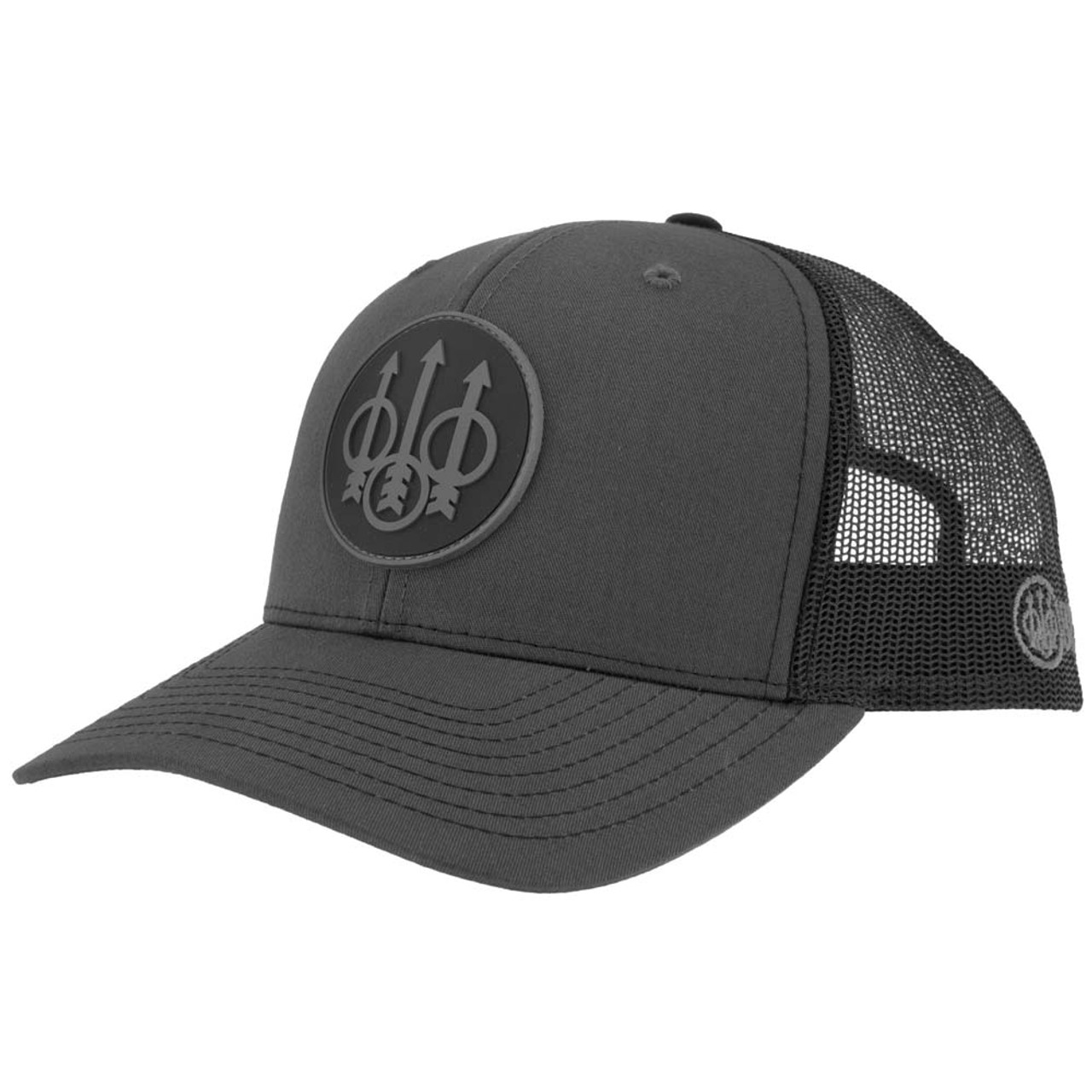Beretta JS Trucker Hat-Charcoal & Black- Front