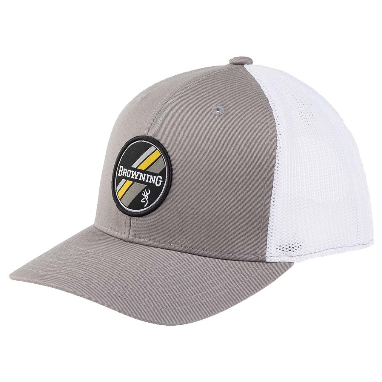 Browning Wrenched Cap- Gray- Front