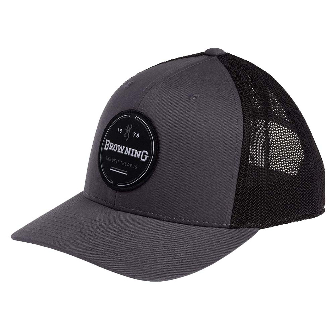 Browning Crescent Cap-Gray- Front
