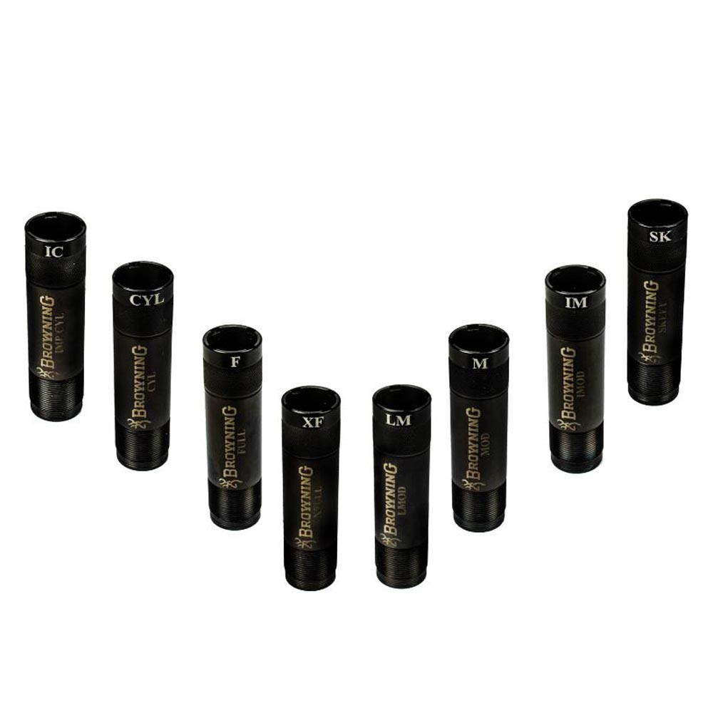 Black Browning Midas Grade 12-gauge choke tubes with various constrictions