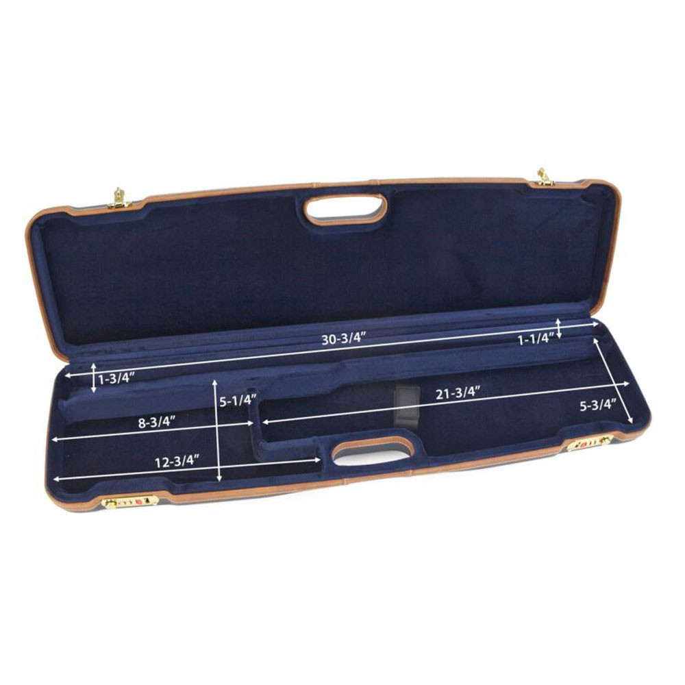 Negrini OU/SxS Deluxe Shotgun Case for Travel – 1605LX/5138