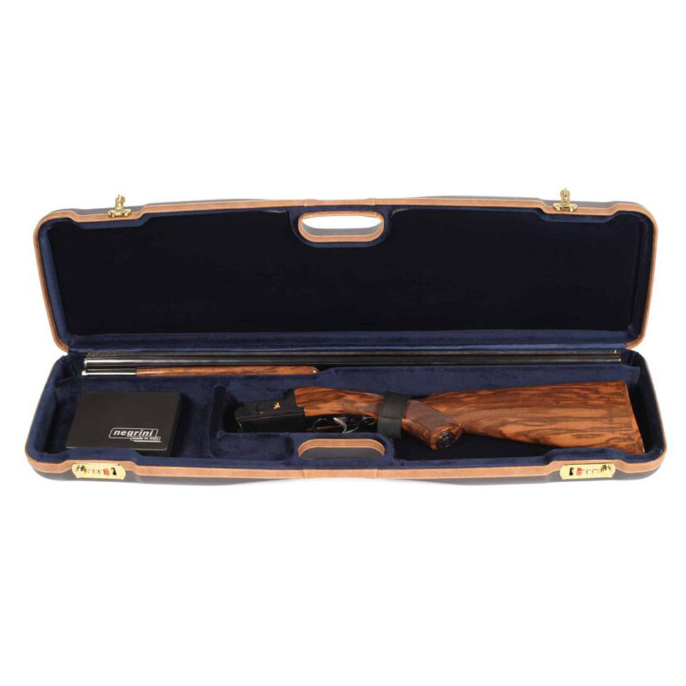 Negrini OU/SxS Deluxe Shotgun Case for Travel – 1605LX/5138