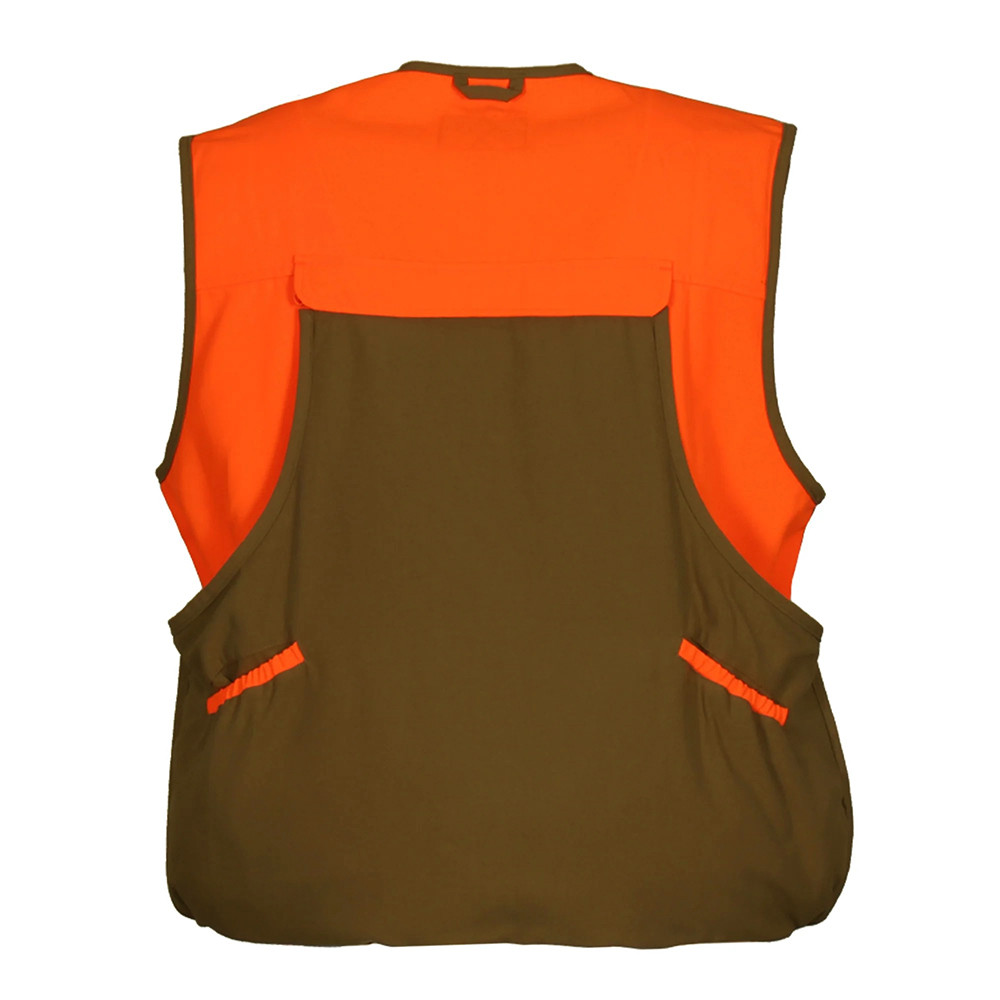 GameHide Premium Upland Pheasant Hunting Vest-Tan/Orange