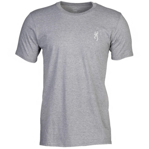 Browning Legacy Flag Shirt- Gray- Front