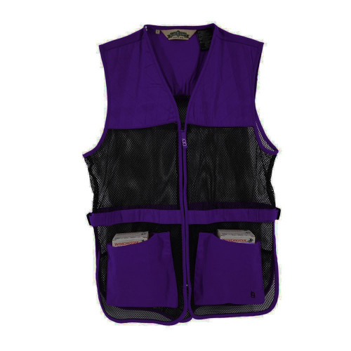 Bob Allen Full Mesh Dual Pad Shooting Vest-Purple   Bob Allen Full Mesh Dual Pad Shooting Vest-Purple