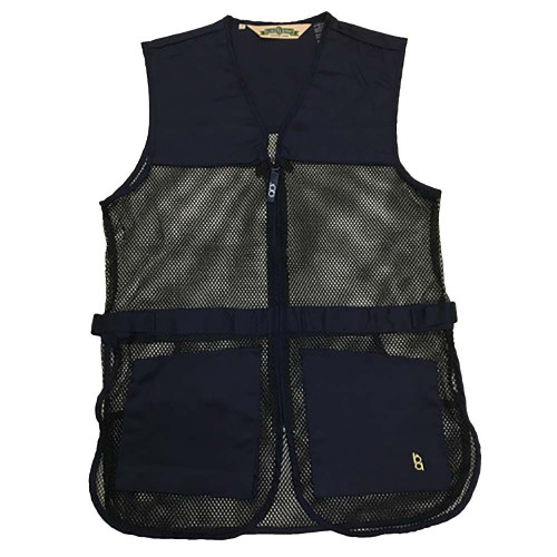 Bob Allen Full Mesh Dual Pad Shooting Vest-Navy   Bob Allen Full Mesh Dual Pad Shooting Vest-Navy