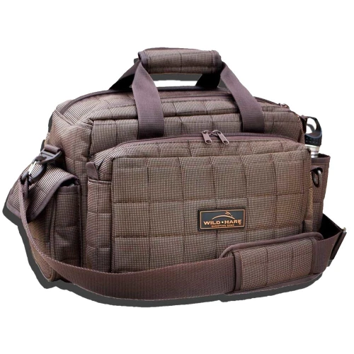 Brown Wild Hare premium tournament bag with quilted texture and padded strap