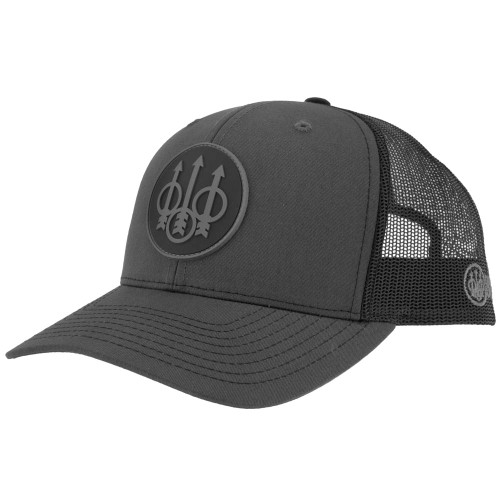 Beretta JS Trucker Hat-Charcoal & Black- Front