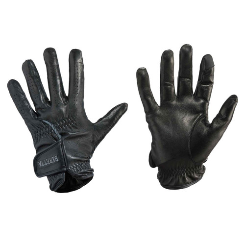 Beretta Black Leather Shooting Gloves