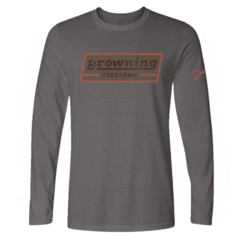 Browning Classic Firearms L/S- Gray   Browning Classic Firearms L/S- Gray
