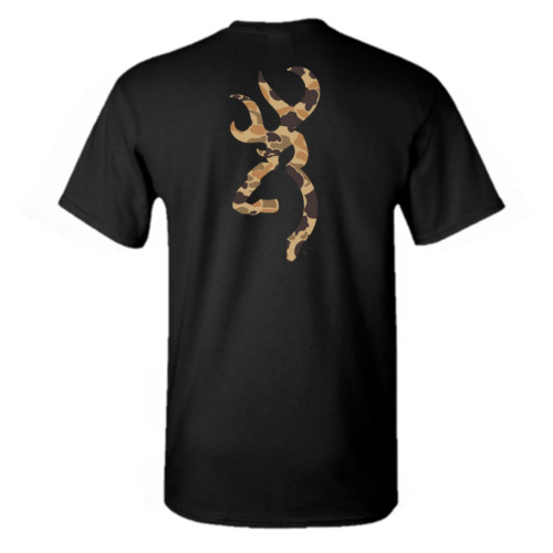 Browning Duck Camo Tee- Black   Browning Duck Camo Tee- Black