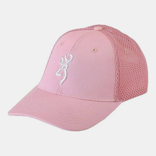 Browning Breeze Mesh Cap-Pink-Front Browning Breeze Mesh Cap-Pink-Front