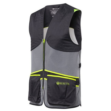 Beretta Full Mesh Vest- Ebony & Ice Grey