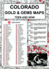 Colorado Gold and Gems Map, Then and Now