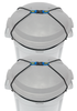 (2-PACK) Doggy Dare TRASH CAN LOCK fits 40-60 Gallon Cans (LARGE)