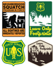 Bigfoot/Sasquatch Sticker Sheet #1 (10 PACK)